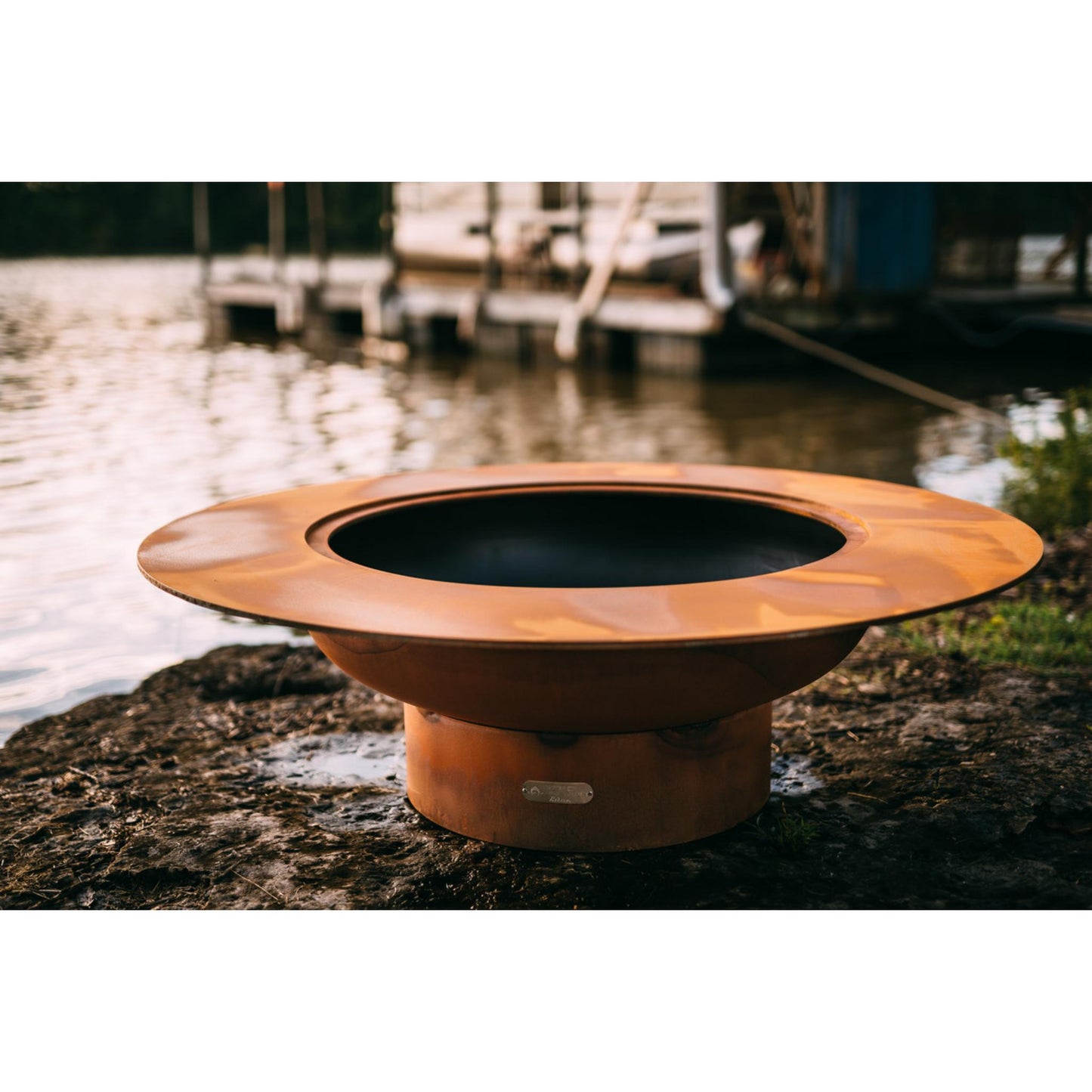 Fire Pit Art Magnum With Lid Propane Electronic Ignition Fire Pit