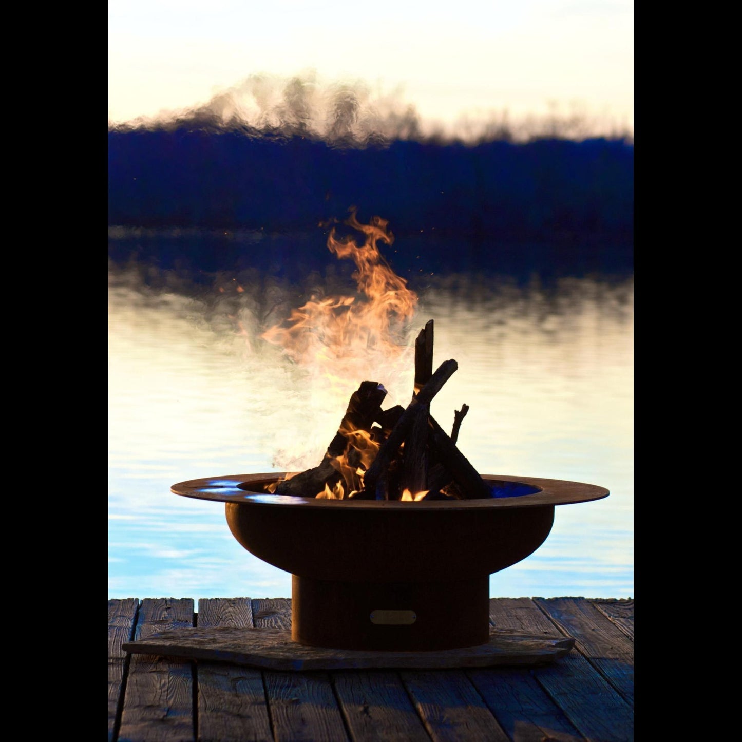 Fire Pit Art Saturn Natural Gas Match Lit Fire Pit