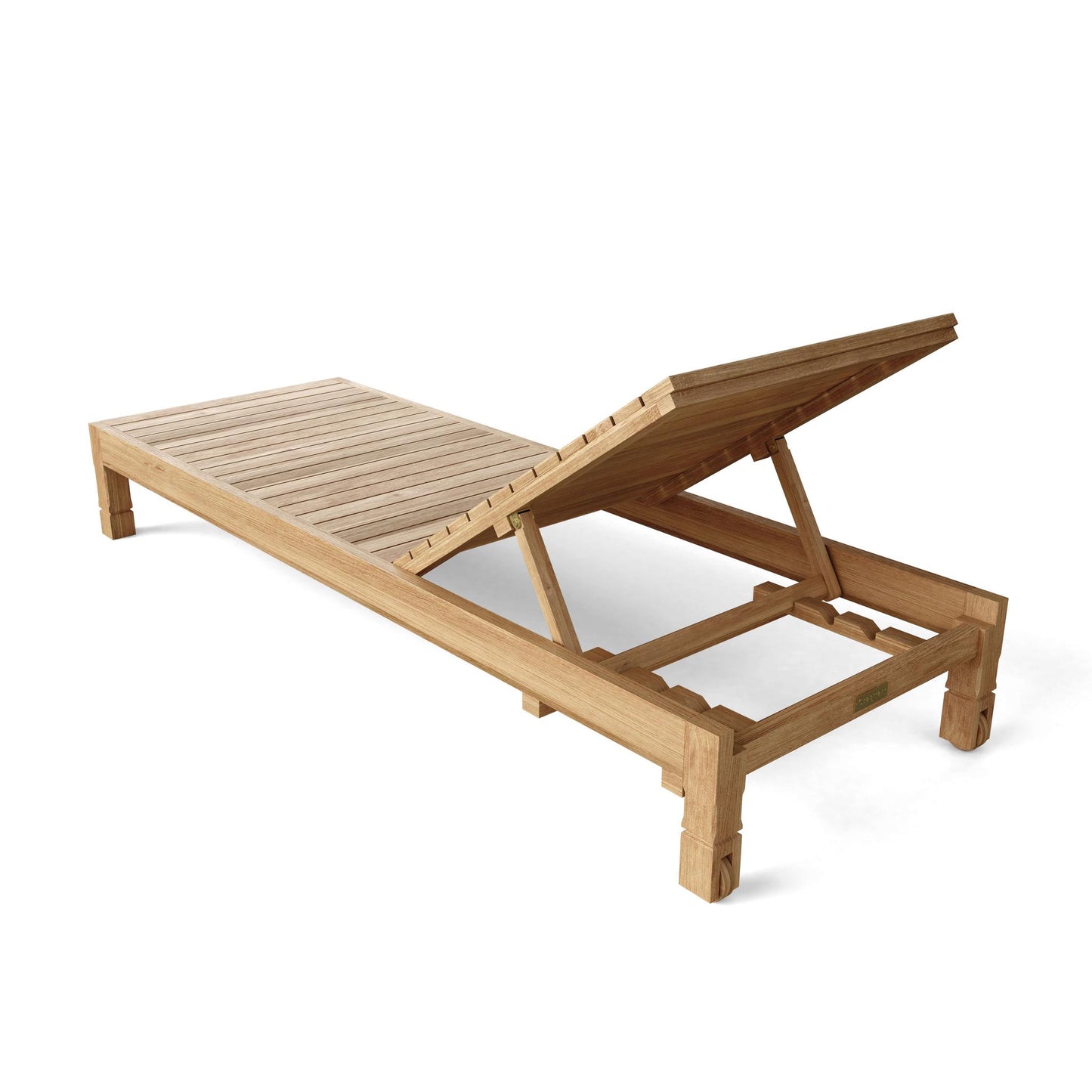 Anderson Teak SouthBay Sun Lounger with Cast Slate Cushion