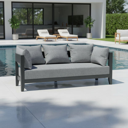 Anderson Teak Coronado 6-Piece Aluminum Deep Seating Set with Cast Slate Cushions
