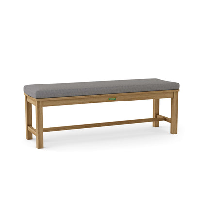 Anderson Teak Casablanca 3-Seater Backless Bench with Cast Slate Cushion
