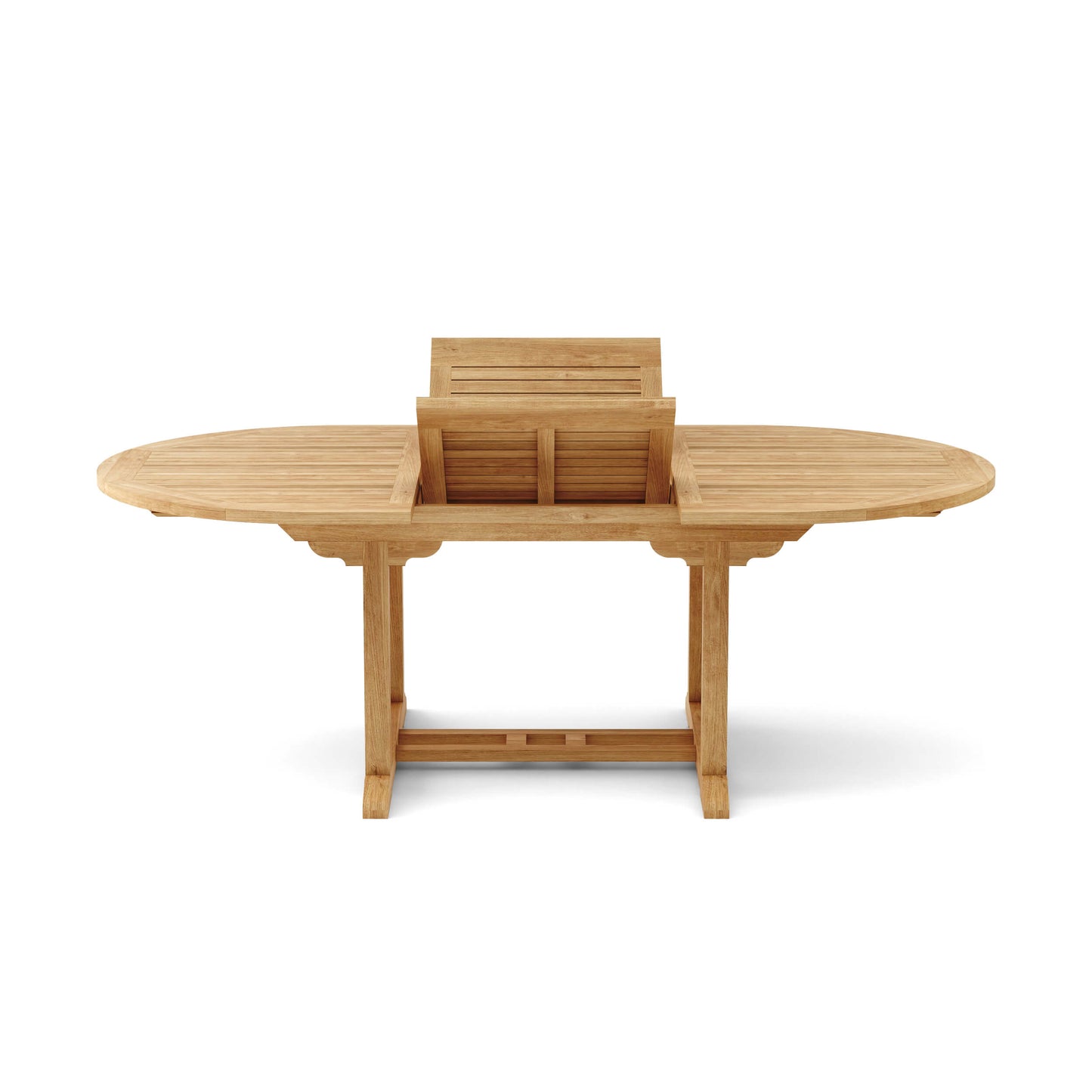Anderson Teak Bahama Sahara 7-Piece 87" Oval Dining Set with Cast Slate Cushions