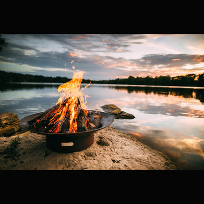 Fire Pit Art 36" Asia Propane Electronic Ignition Steel Fire Pit