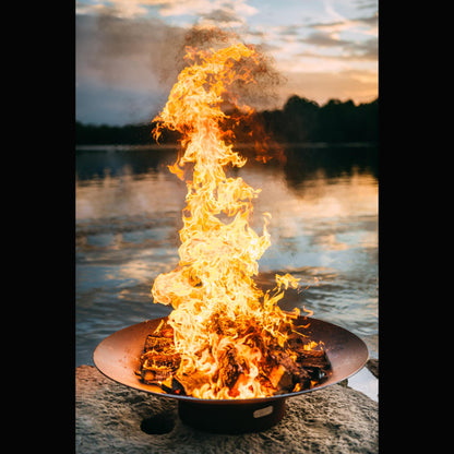 Fire Pit Art 48" Asia Propane Electronic Ignition Steel Fire Pit