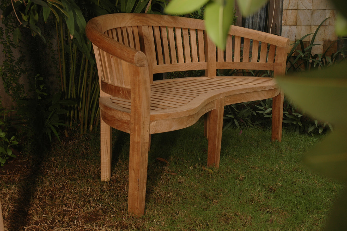 Anderson Teak Curved 3 Seater Extra Thick Bench