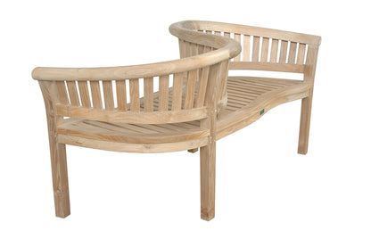 Anderson Teak Curved Love Seat Bench