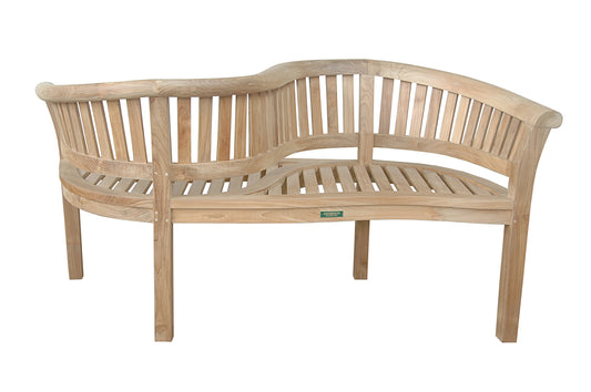 Anderson Teak Curved Love Seat Bench