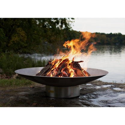 Fire Pit Art 46" Bella Vita Natural Gas Electronic Ignition Fire Pit
