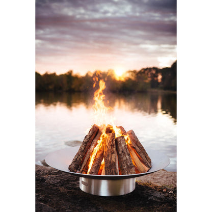 Fire Pit Art 46" Bella Vita Natural Gas Electronic Ignition Fire Pit