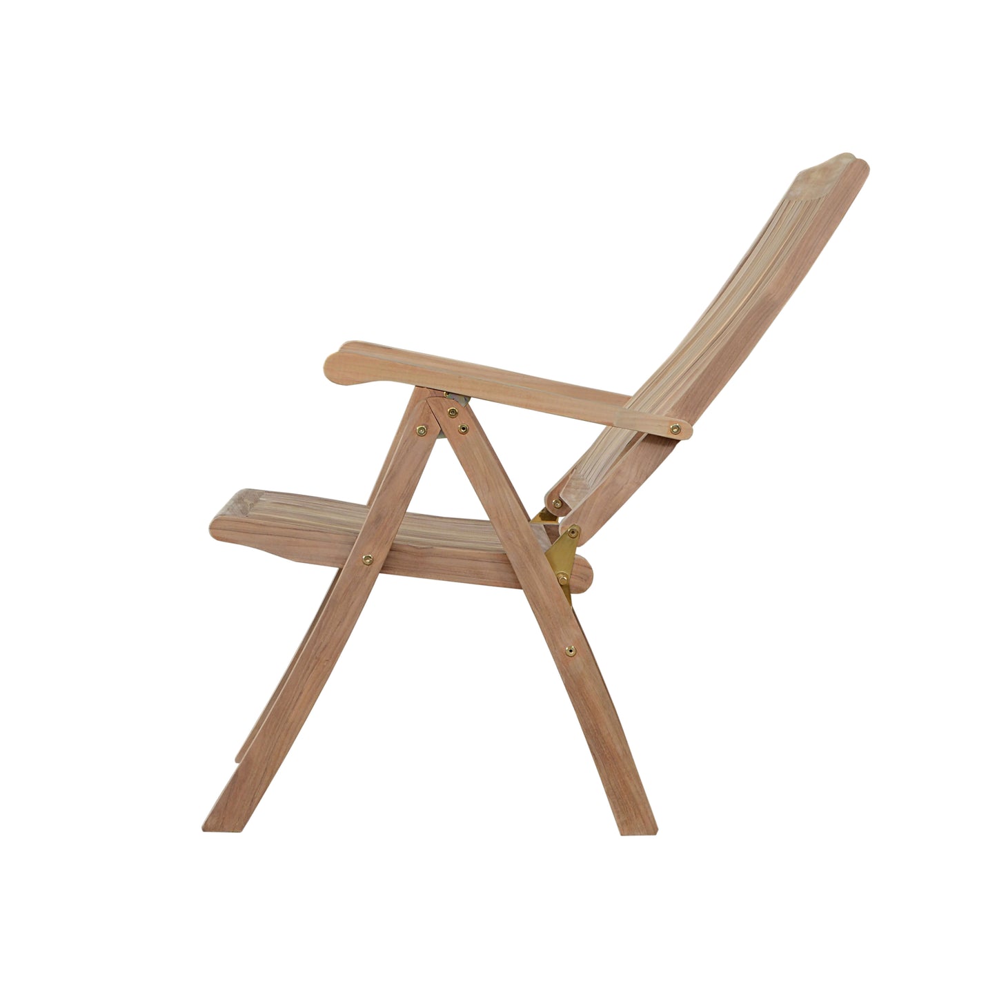 Anderson Teak Katana 5-Position Reclining Folding Armchair with Cast Slate Cushion