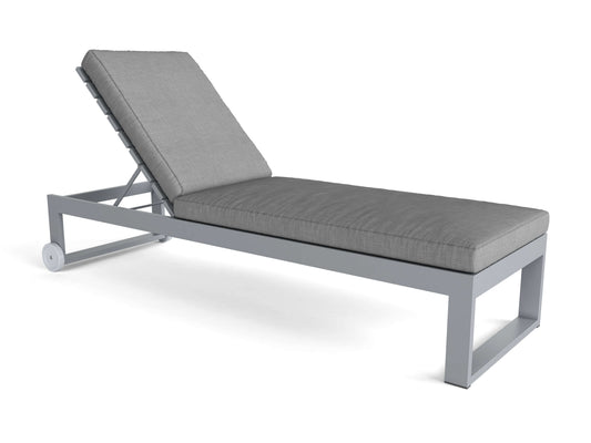 Anderson Teak Lucca Sun Lounger with Cast Slate Cushion