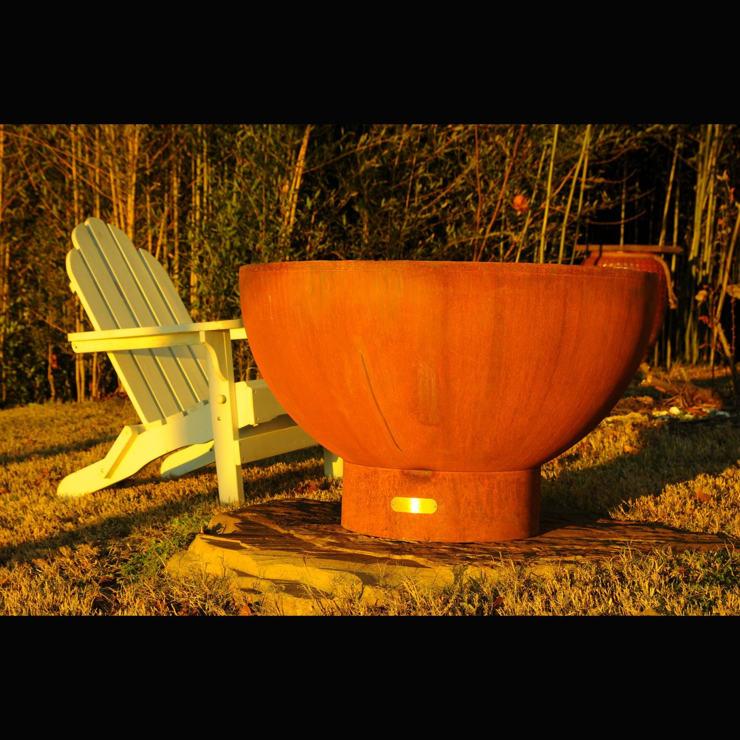 Fire Pit Art Crater Natural Gas Electronic Ignition Fire Pit