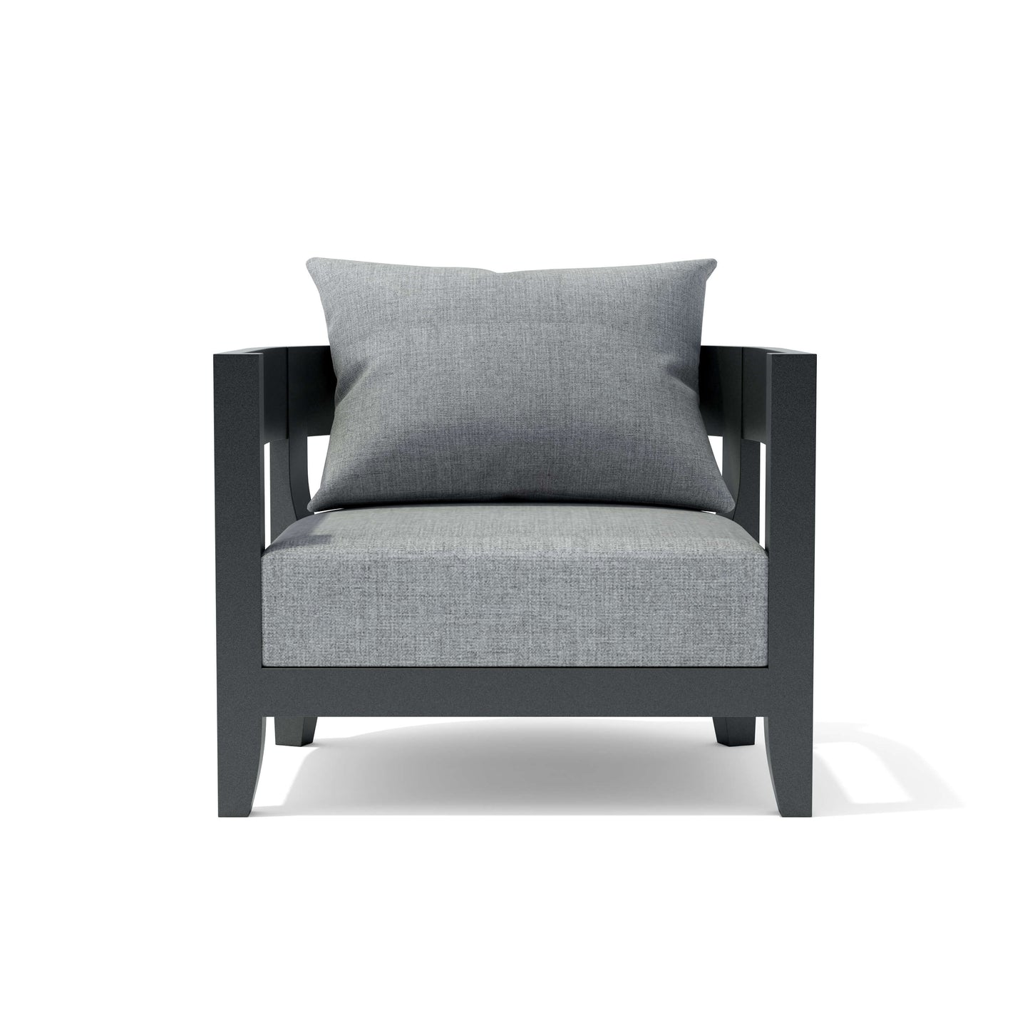 Anderson Teak Coronado 6-Piece Aluminum Deep Seating Set with Cast Slate Cushions