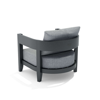 Anderson Teak Coronado 5-Piece Aluminum Deep Seating Set with Cast Slate Cushions