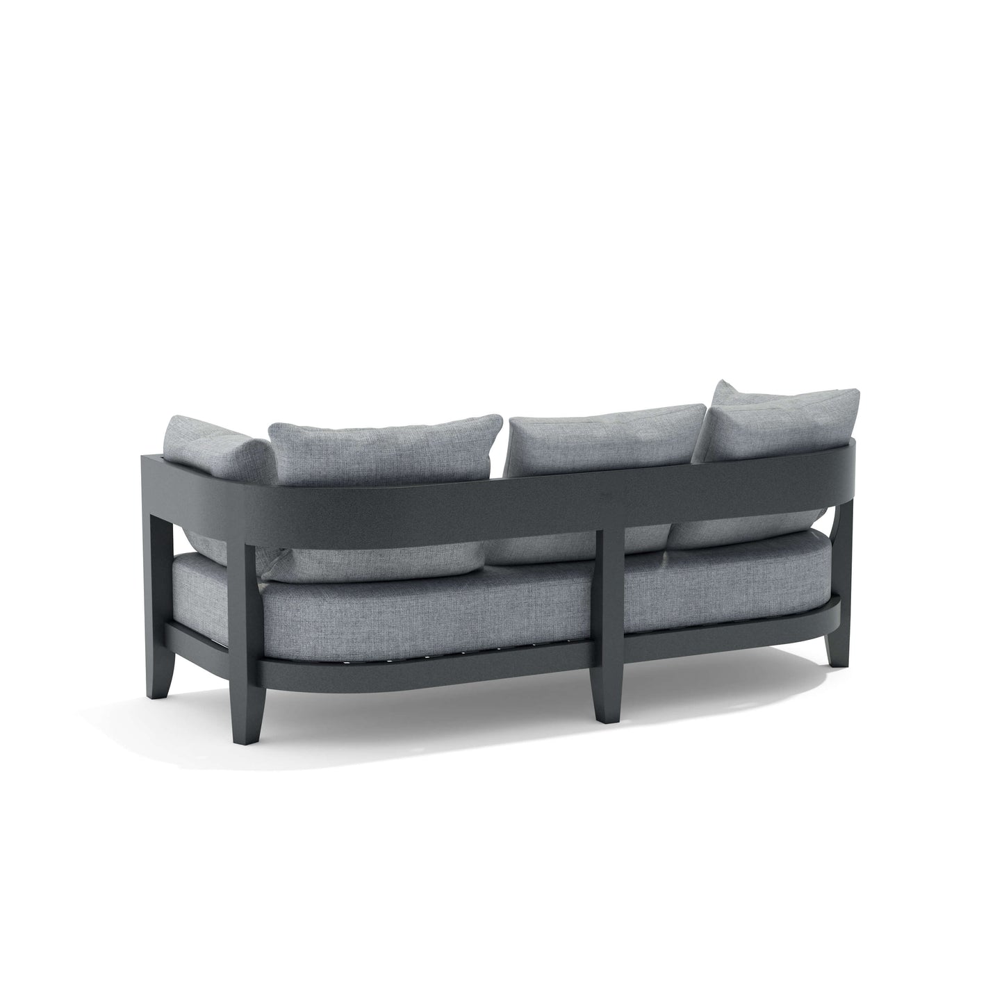 Anderson Teak Coronado 6-Piece Aluminum Deep Seating Set with Cast Slate Cushions