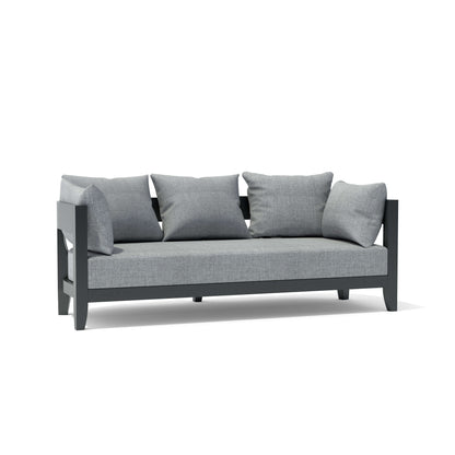 Anderson Teak Coronado 6-Piece Aluminum Deep Seating Set with Cast Slate Cushions
