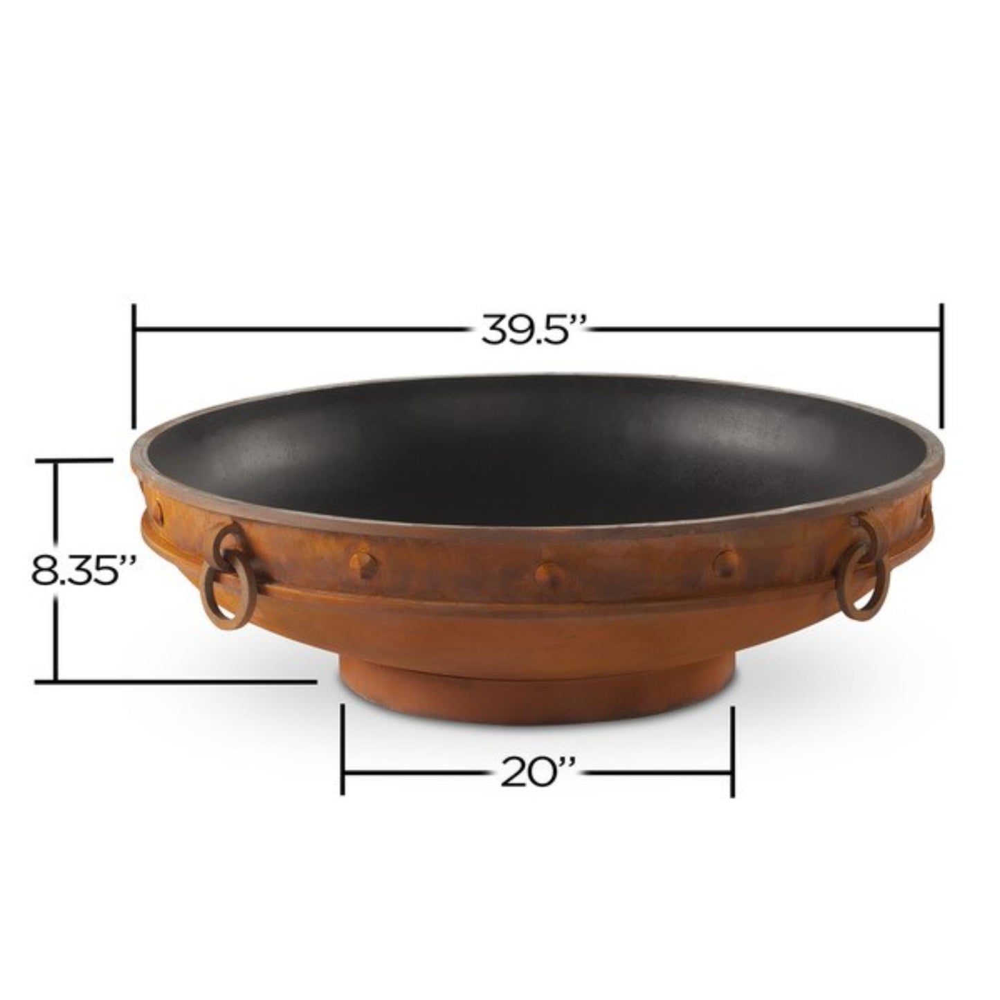 Fire Pit Art Emperor Natural Gas Electronic Ignition Fire Pit