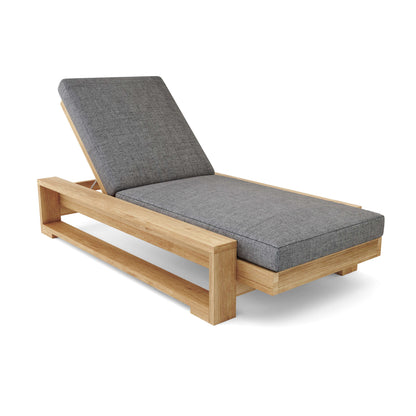 Anderson Teak Capistrano Sun Lounger with Cast Slate Cushion
