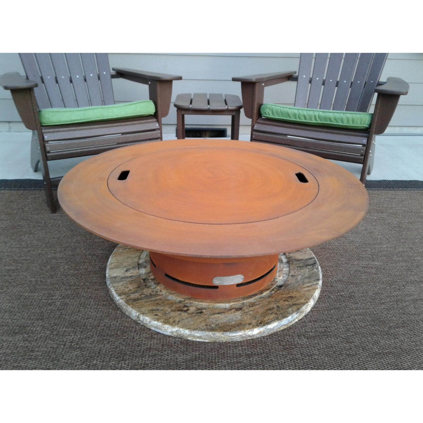 Fire Pit Art Saturn With Lid Wood Burning Fire Pit