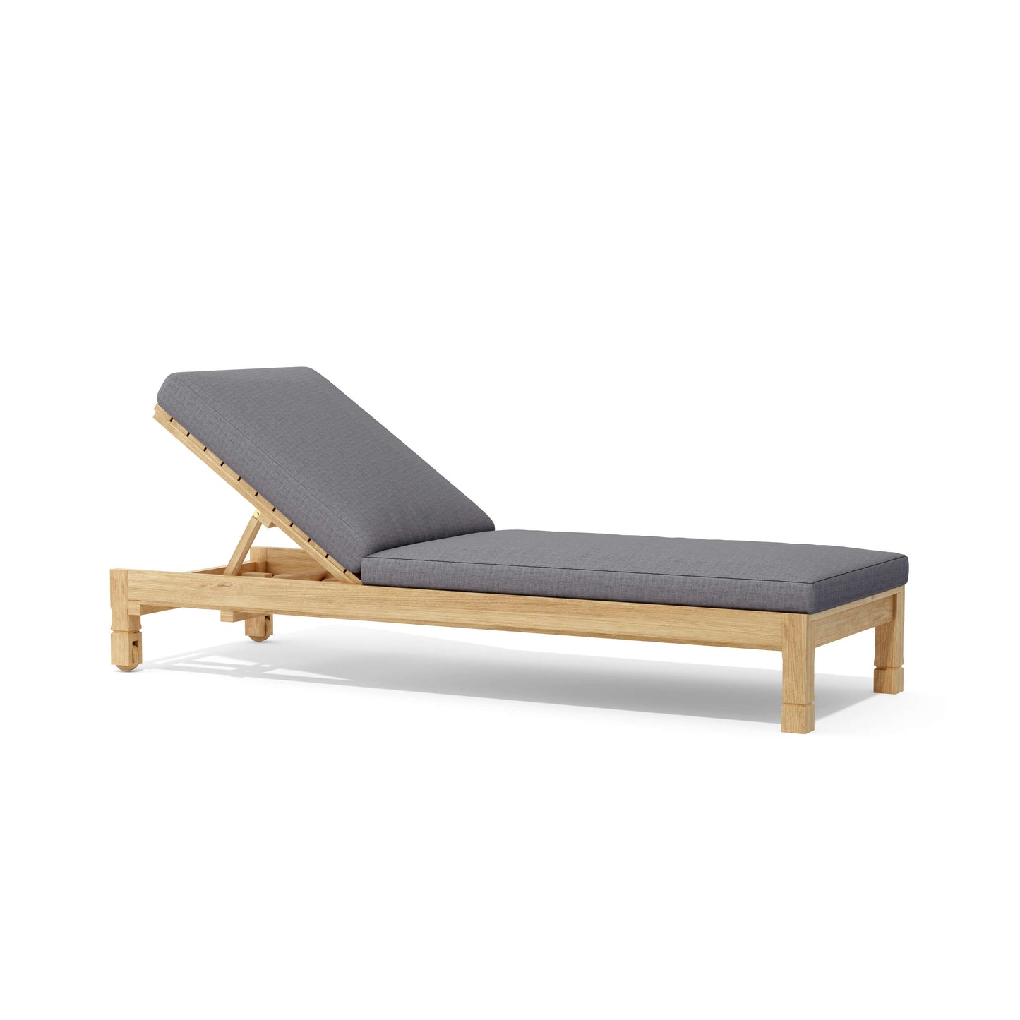 Anderson Teak SouthBay Sun Lounger with Cast Slate Cushion
