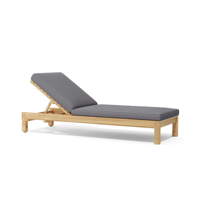 Anderson Teak SouthBay Sun Lounger with Cast Slate Cushion