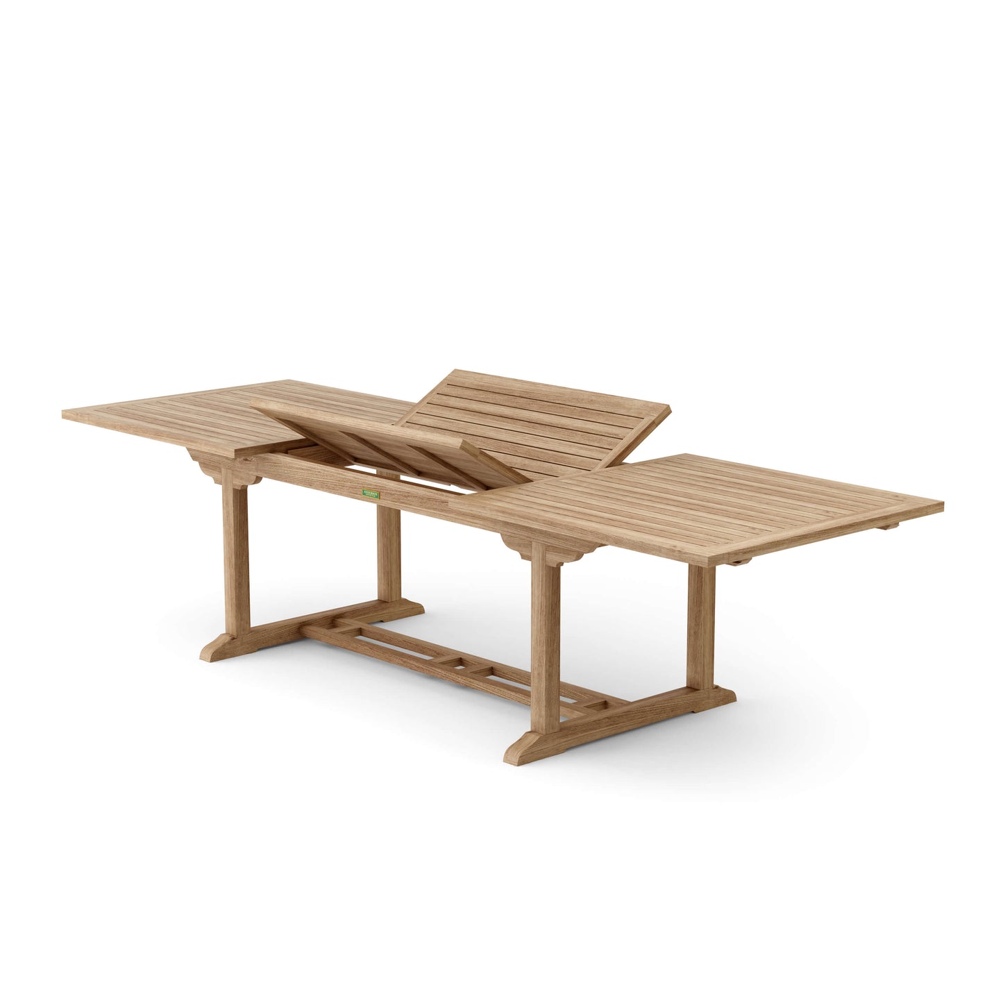 Anderson Teak Bahama Sahara 9-Piece 10' Rectangular Dining Set with Cast Slate Cushions