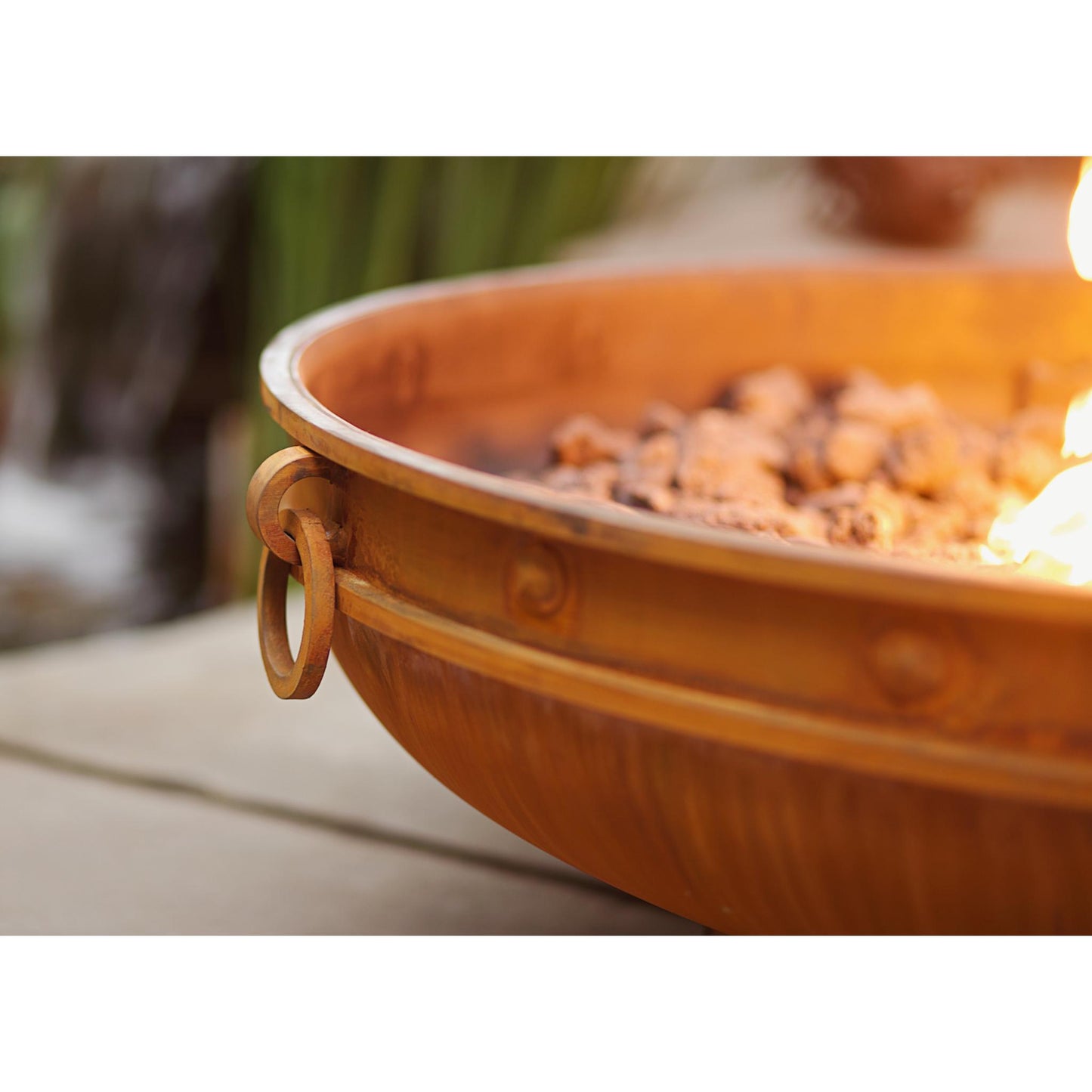 Fire Pit Art Emperor Natural Gas Electronic Ignition Fire Pit