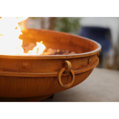 Fire Pit Art Emperor Natural Gas Electronic Ignition Fire Pit