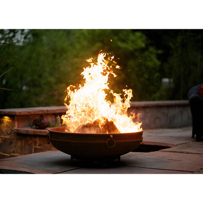 Fire Pit Art Emperor Natural Gas Electronic Ignition Fire Pit