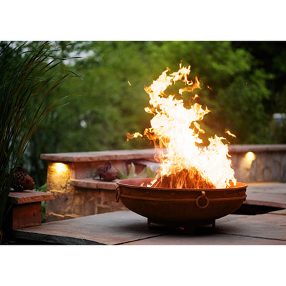 Fire Pit Art Emperor Natural Gas Electronic Ignition Fire Pit