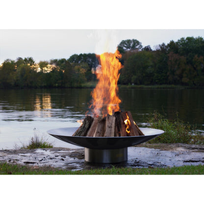 Fire Pit Art 46" Bella Vita Natural Gas Match Lit Fire Pit