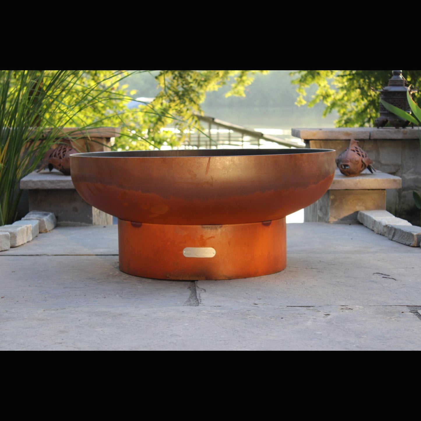 Fire Pit Art 30" Low Boy Natural Gas Electronic Ignition Fire Pit