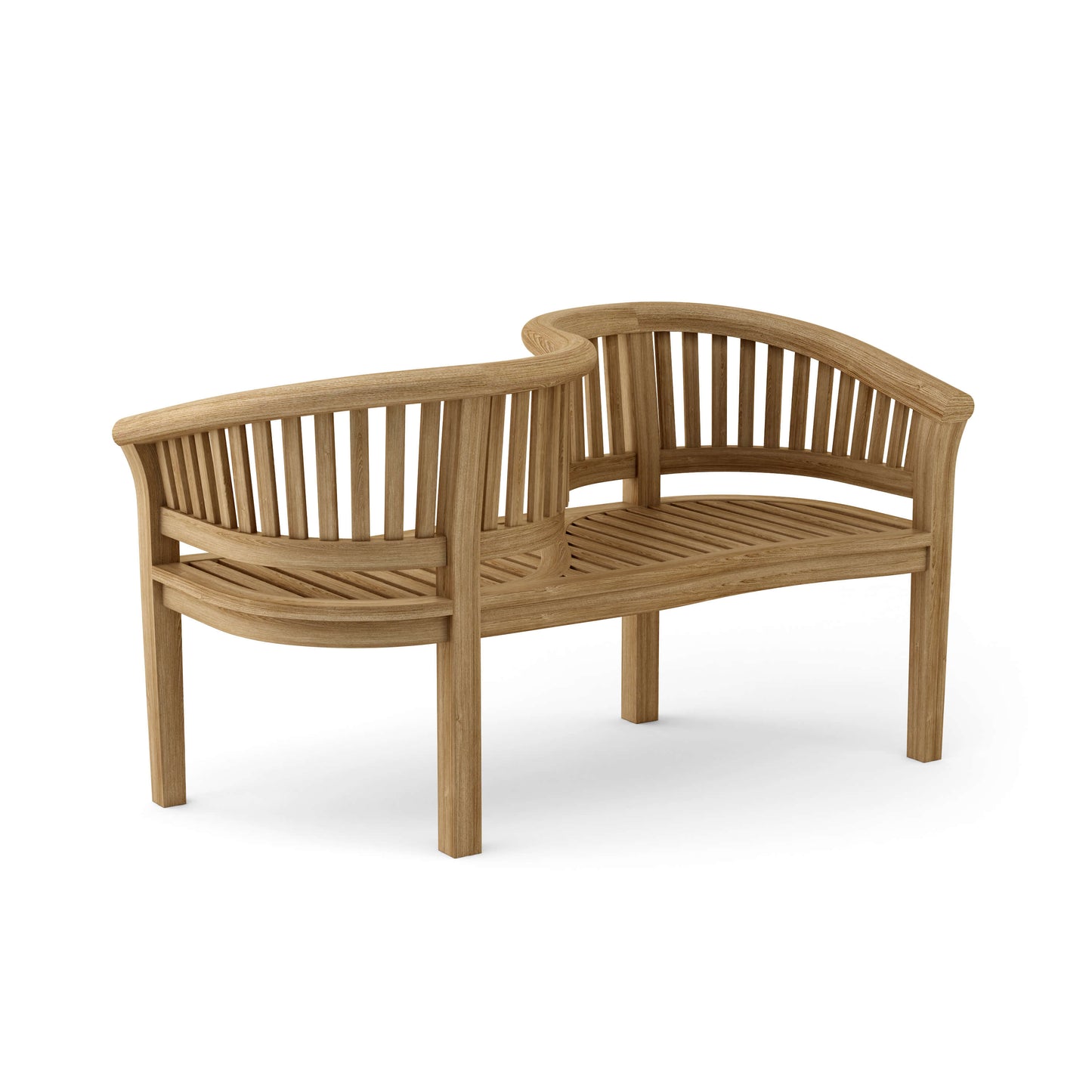Anderson Teak Curved Love Seat Bench