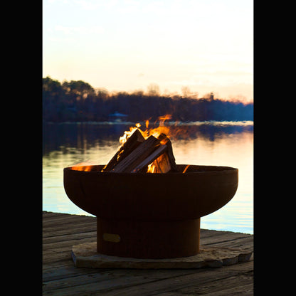 Fire Pit Art 30" Low Boy Natural Gas Electronic Ignition Fire Pit