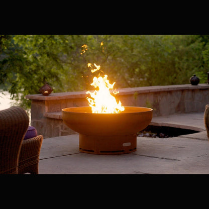 Fire Pit Art 30" Low Boy Natural Gas Electronic Ignition Fire Pit