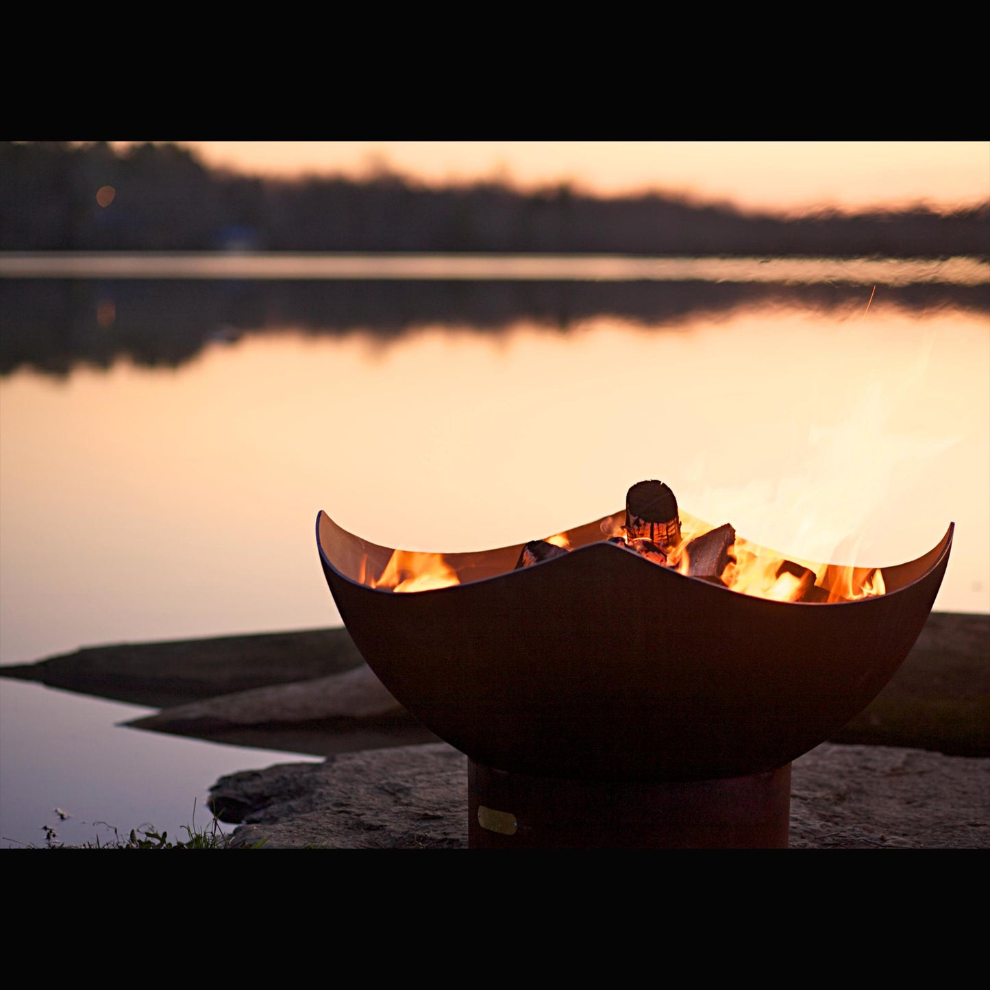 Fire Pit Art Manta Ray Natural Gas Electronic Ignition Fire Pit