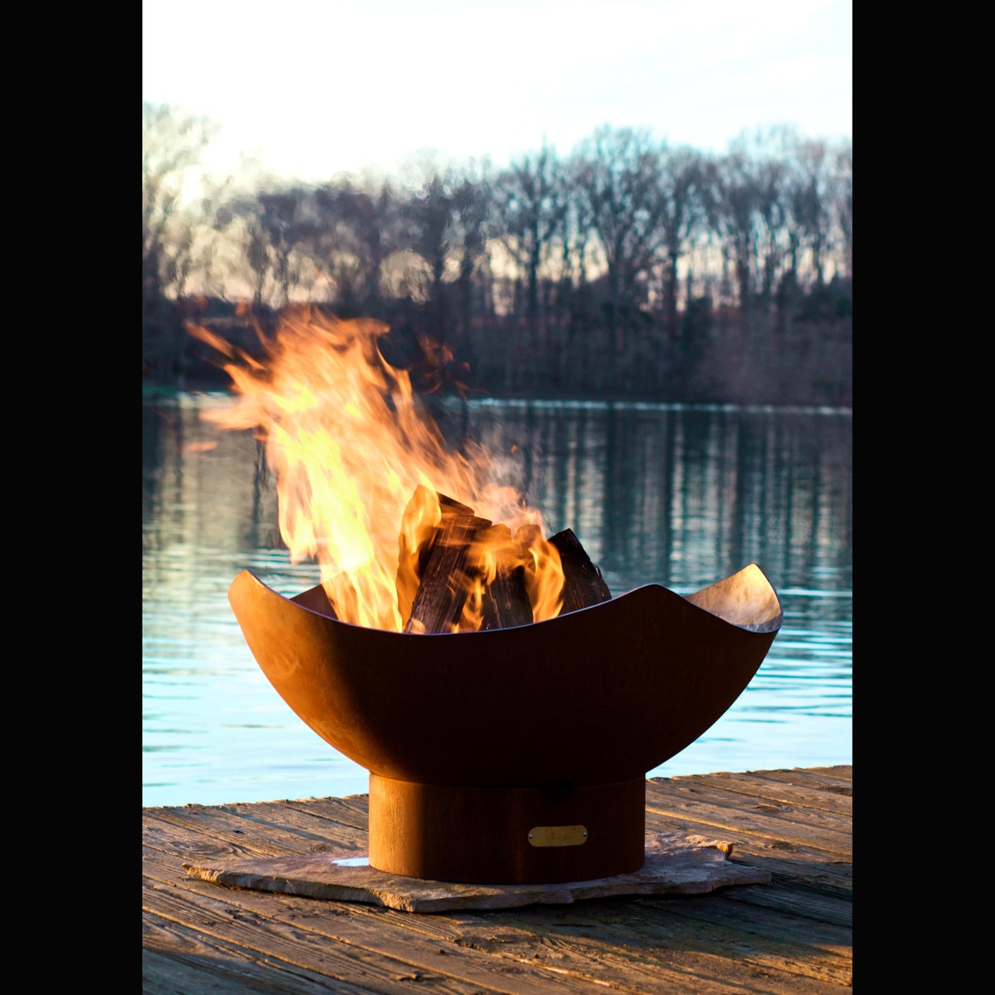 Fire Pit Art Manta Ray Natural Gas Electronic Ignition Fire Pit