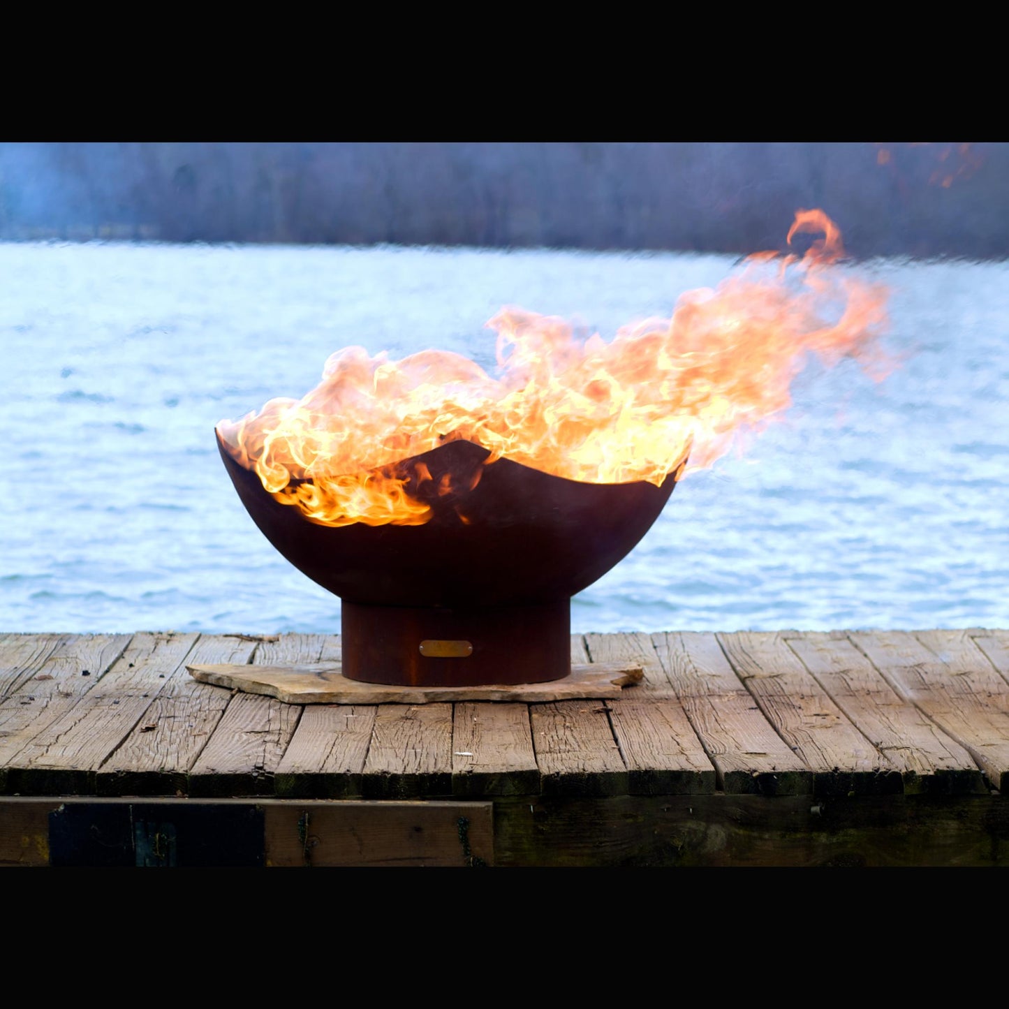 Fire Pit Art Manta Ray Natural Gas Electronic Ignition Fire Pit