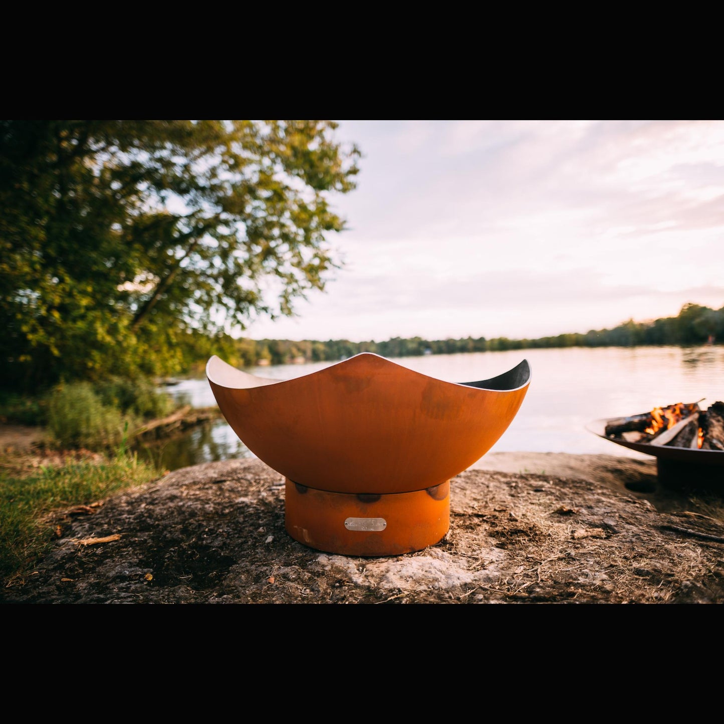 Fire Pit Art Manta Ray Natural Gas Electronic Ignition Fire Pit