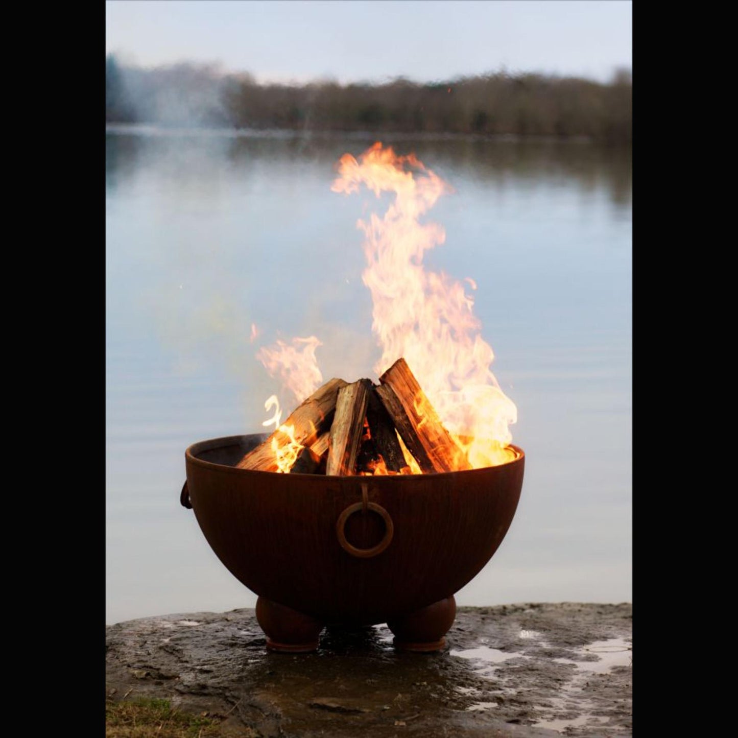 Fire Pit Art Nepal Natural Gas Electronic Ignition Fire Pit