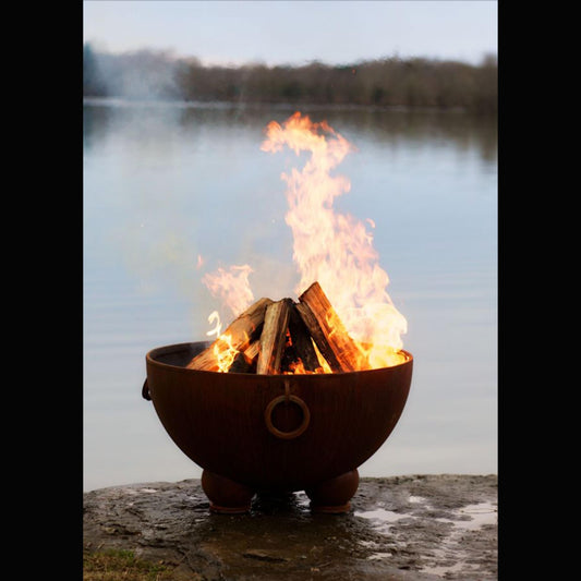 Fire Pit Art Nepal Natural Gas Match Lit Fire Pit