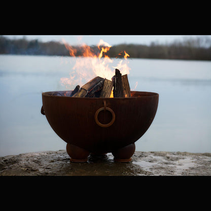Fire Pit Art Nepal Natural Gas Electronic Ignition Fire Pit