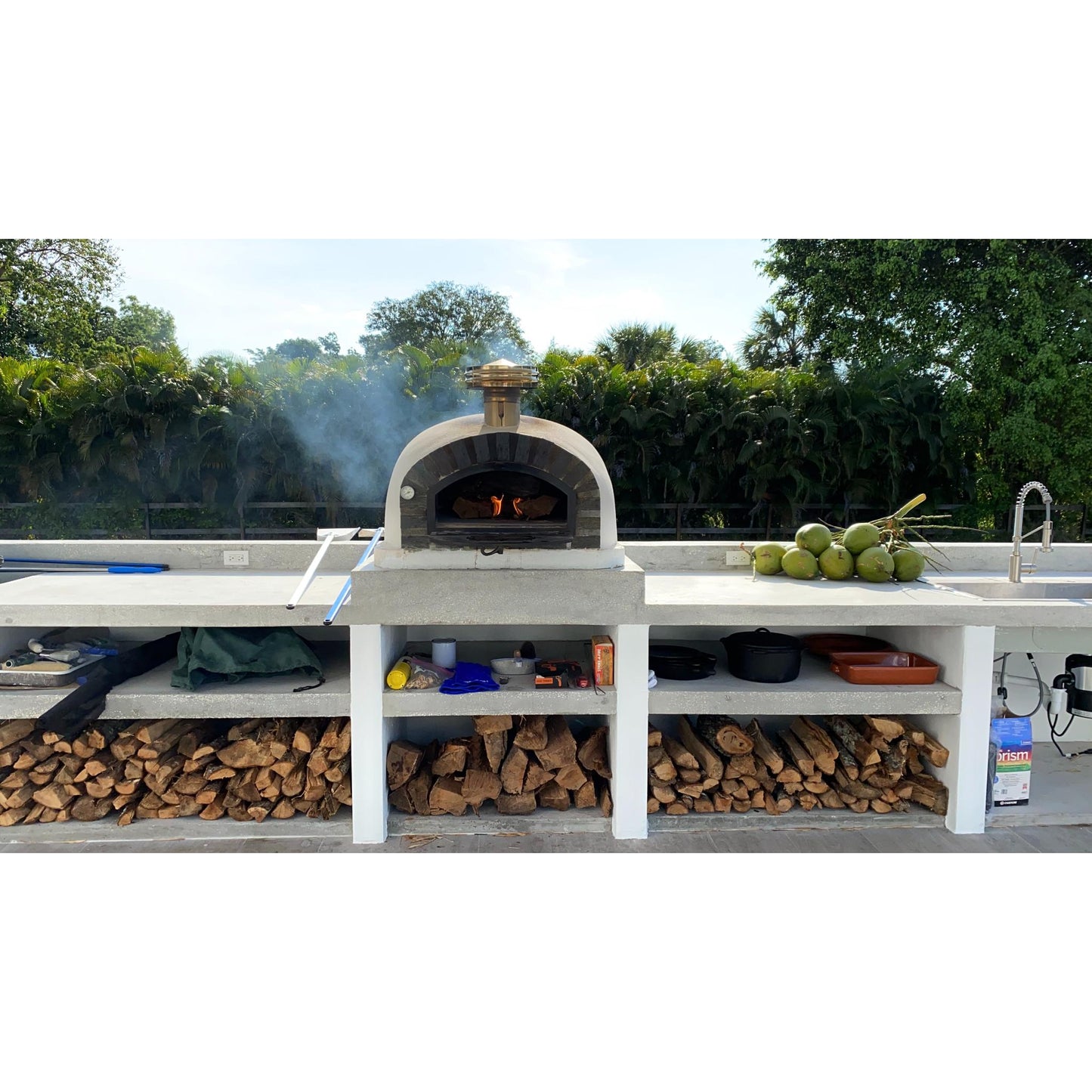 Authentic Pizza Ovens Pizzaioli Stone Arch Premium Pizza Oven
