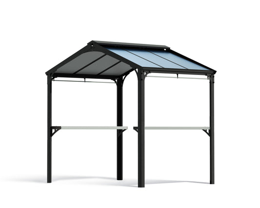 Canopia by Palram Austin 6' x 8' Black/Grey Grill Gazebo