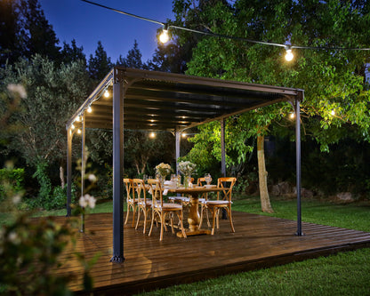 Canopia by Palram Milano 10' x 14' Grey/Bronze Gazebo