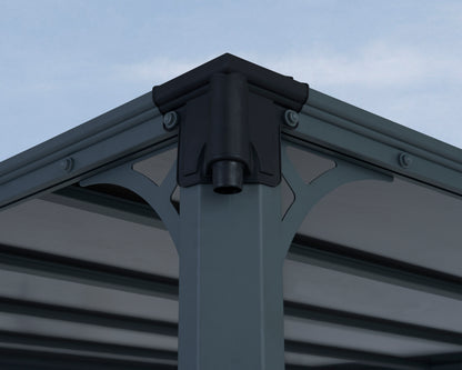 Canopia by Palram Milano 10' x 14' Grey/Bronze Gazebo