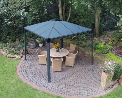 Canopia by Palram Palermo 10' x 10' Grey Gazebo