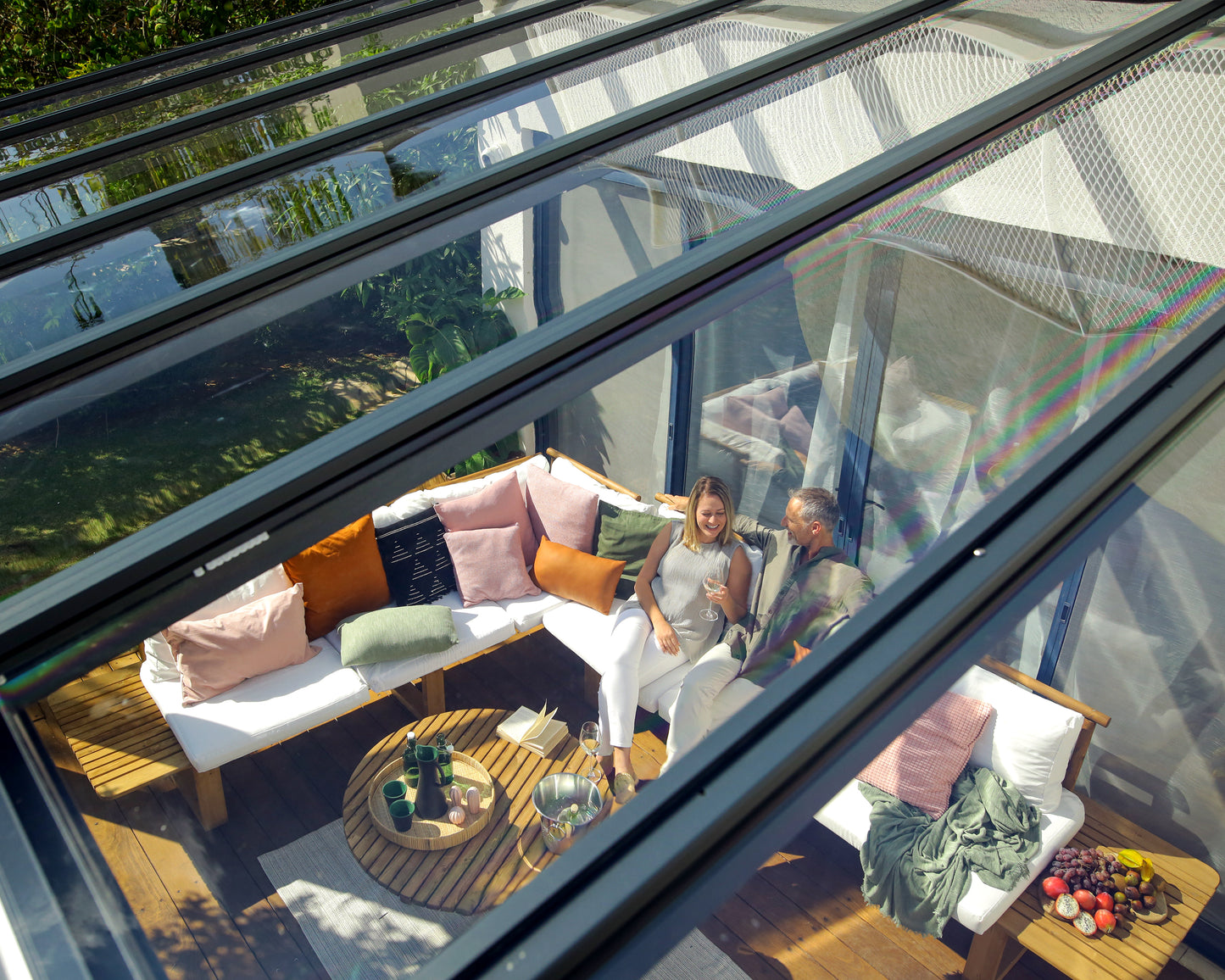 Canopia by Palram Stockholm 11' x 17' Grey/Clear Patio Cover