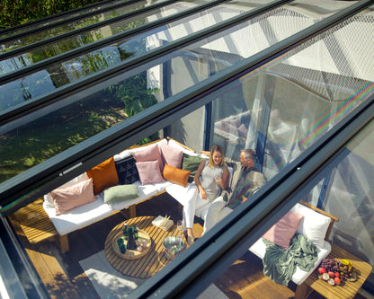 Canopia by Palram Stockholm 11' x 17' Grey/Clear Patio Cover