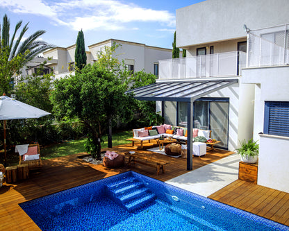 Canopia by Palram Stockholm 11' x 17' Grey/Clear Patio Cover